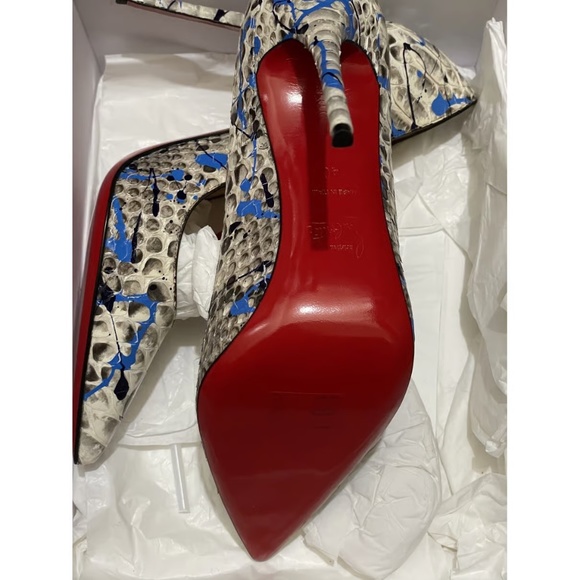 Christian Louboutin So Kate Python Vulcano BNIB 10 - Picture 8 of 9